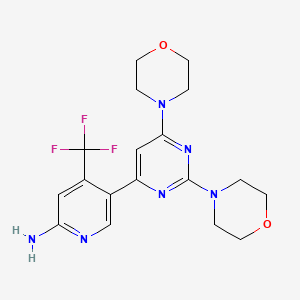 Chemical structure of BKM120