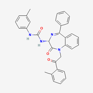 Chemical structure of YM 022