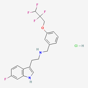 Chemical structure of Lu AE58054 Hydrochloride