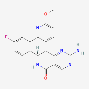 Chemical structure of HSP990 (NVP-HSP990)