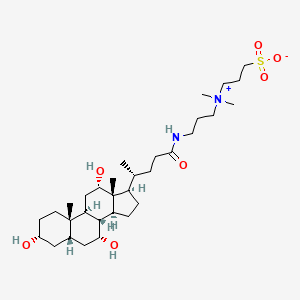 Chemical structure of CHAPS