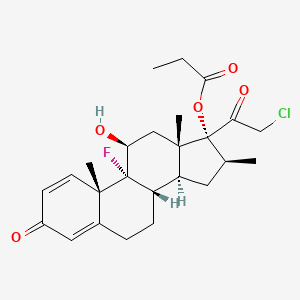 Chemical structure of Clobetasol propionate