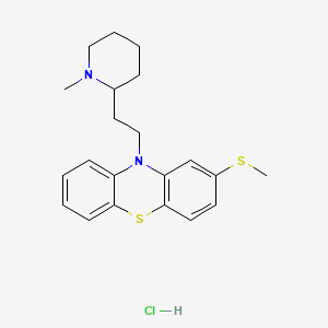 Chemical structure of Thioridazine HCl