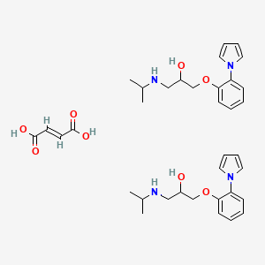 Chemical structure of Isamoltane hemifumarate