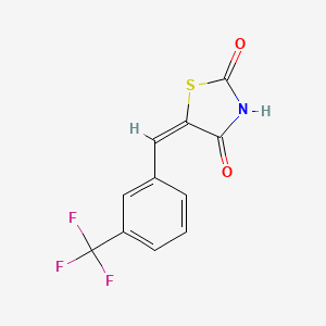 Chemical structure of TCS-PIM-1-4a
