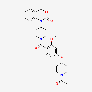 Chemical structure of L-371,257