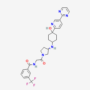 Chemical structure of INCB8761(PF-4136309)