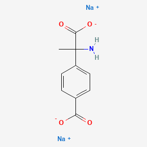 Chemical structure of (RS)-MCPG disodium salt