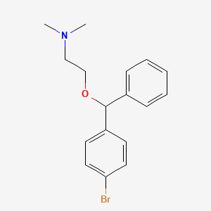 Chemical structure of Bromodiphenhydramine