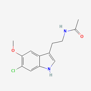Chemical structure of 6-Chloromelatonin