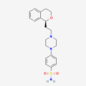 Chemical structure of Sonepiprazole