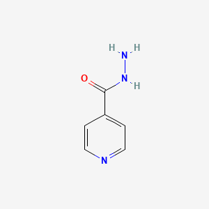 Chemical structure of Isoniazid