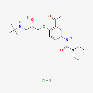 Chemical structure of Celiprolol Hydrochloride