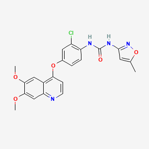 Chemical structure of Tivozanib