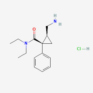 Chemical structure of Milnacipran HCl
