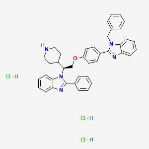 Chemical structure of Deltarasin hydrochloride