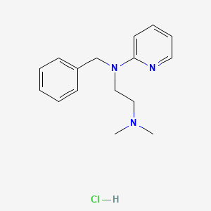 Chemical structure of Tripelennamine HCl