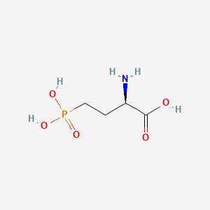 Chemical structure of D-AP4