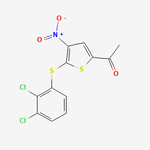 Chemical structure of P005091