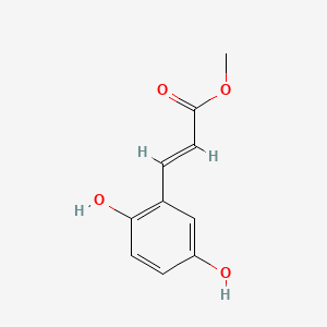 Chemical structure of Methyl 2,5-dihydroxycinnamate
