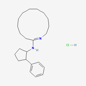Chemical structure of MDL 12330A hydrochloride