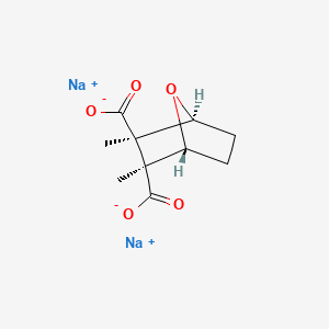 Chemical structure of Disodium cantharidin