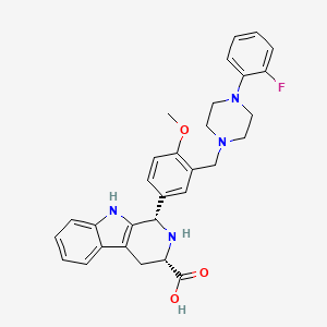 Chemical structure of cis-Ned 19