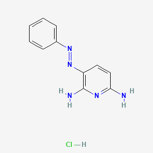 Chemical structure of Phenazopyridine HCl