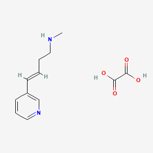 Chemical structure of RJR-2403 oxalate