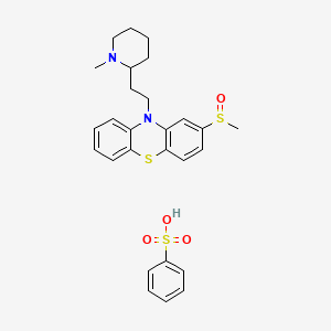 Chemical structure of Mesoridazine Besylate