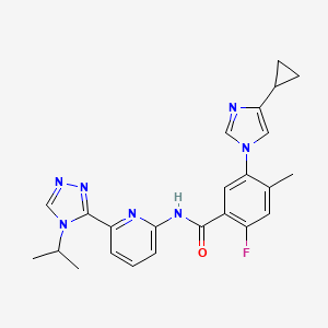 Chemical structure of Selonsertib