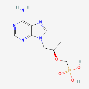 Chemical structure of Tenofovir