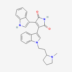 Chemical structure of Bisindolylmaleimide II