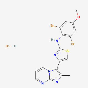 Chemical structure of PTC209 HBr