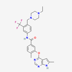 Chemical structure of B-Raf inhibitor
