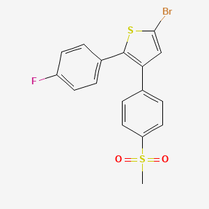 Chemical structure of DuP 697