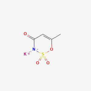 Chemical structure of Acesulfame Potassium