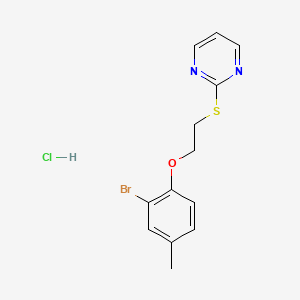 Chemical structure of ZLN024 hydrochloride