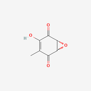 Chemical structure of (-)-Terreic acid