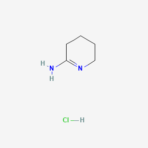 Chemical structure of 2-Iminopiperidine hydrochloride