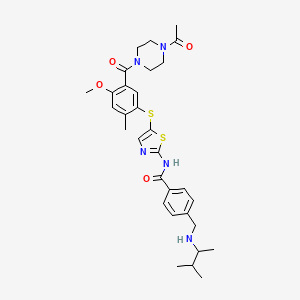 Chemical structure of ITK inhibitor