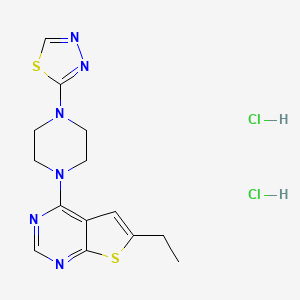 Chemical structure of MI-nc (hydrochloride)