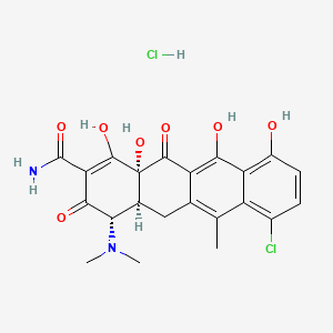 Chemical structure of Anhydro Chlortetracycline Hydrochloride