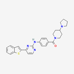 Chemical structure of IKK-16 (IKK Inhibitor VII)