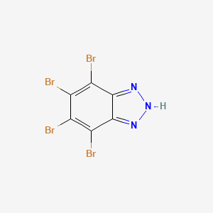 Chemical structure of TBB