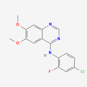 Chemical structure of ZM 306416