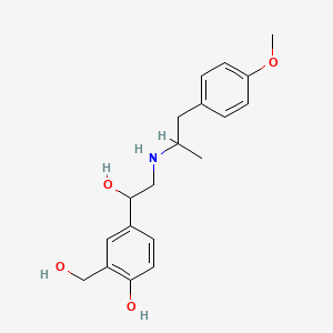 Chemical structure of Salmefamol