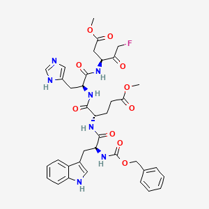 Chemical structure of Z-WEHD-FMK