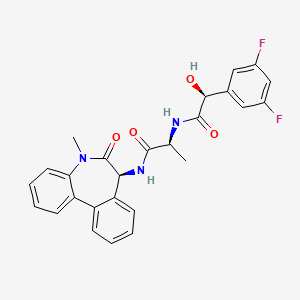 Chemical structure of LY-411575