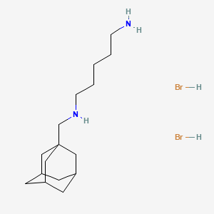 Chemical structure of IEM 1754 dihydrobroMide